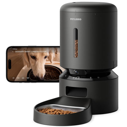PETLIBRO Automatic Cat Feeder – 3L Programmable Pet Food Dispenser with Airtight Storage, Timed Portion Control, Voice Meal Call & Dual Power Supply, Clog-Free Healthy Feeding for Cats & Small Dogs