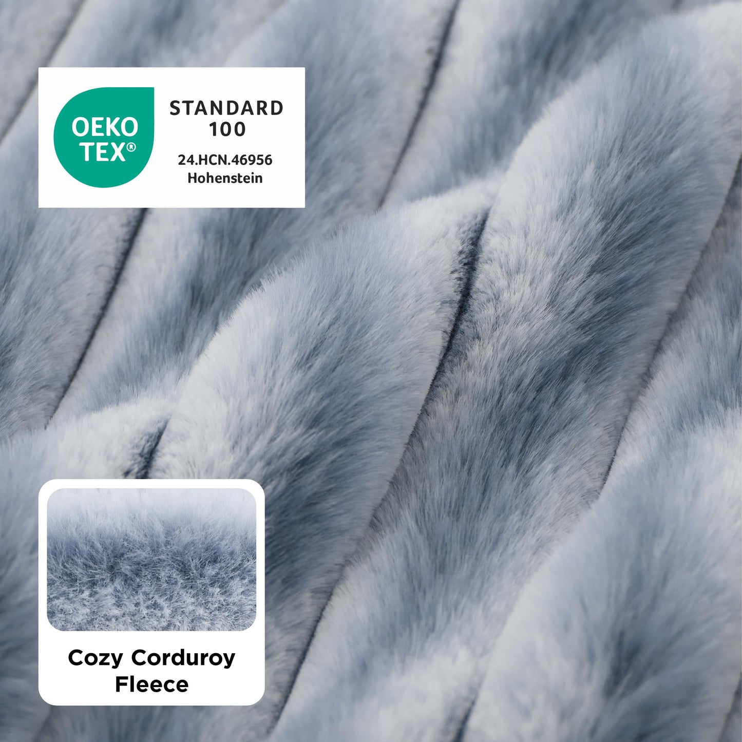 Bedsure ComfyFleece™ Cute Dog Bed for Small Medium Dogs - Washable Furry Puppy Beds, Rectangle Orthopedic Corduroy Fleece Pet Beds with Removable Zipper Cover, 25x21x7inches, Cream